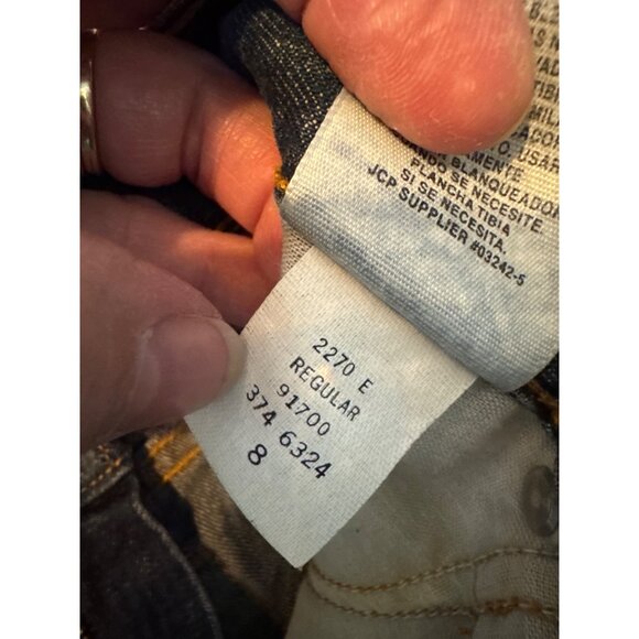 Arizona VTG 90's Y2K Womens / JR Denim Maxi Split Hem Skirt 8 Reg ( Small) 100% - Picture 6 of 11